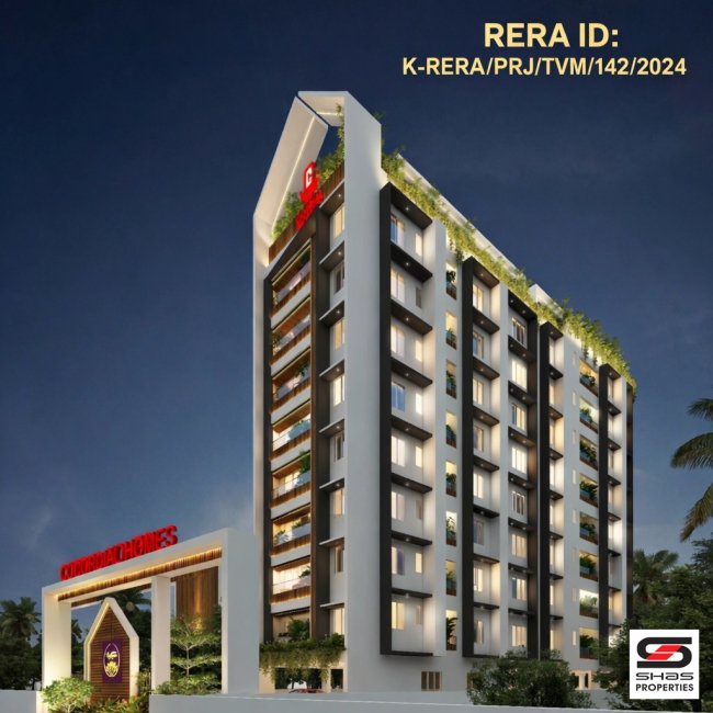 Luxuries Flats for Sale in PMG, Trivandrum