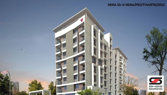 Luxrury 3 BHK Flats for Sale in Kazhakkoottam, Trivandrum