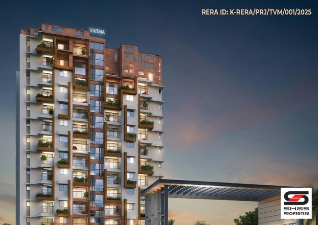 2,3 BHK Flats for Sale in Jagathy, Thiruvananthapuram