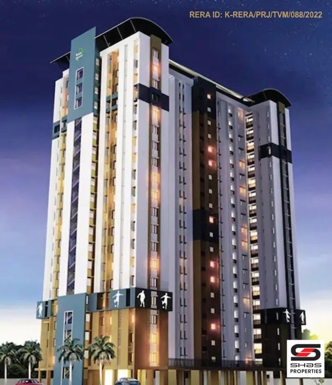 2 and 3 BHK Flats for Sale in Veiloor, Thiruvananthapuram