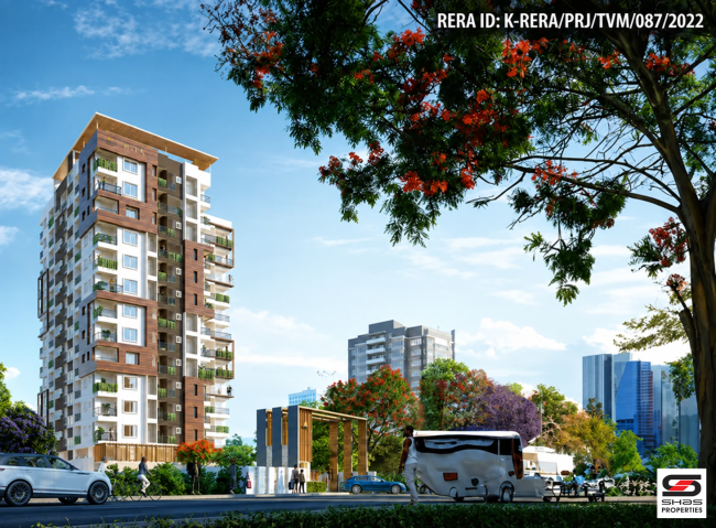 Luxury Flats for Sale in Ulloor, Thiruvananthapuram