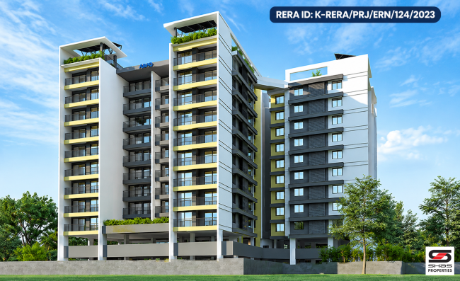 Premium 3 and 4 BHK Flats fro Sale in Nettoor, Kochi