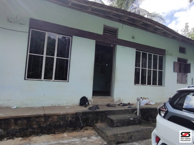 Land with house for sale near Nellimalam town, Wayanad