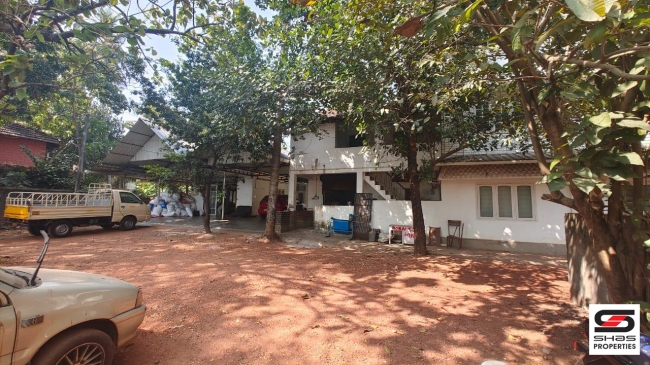 Land with house and godown for sale at Thalikkavu, Kannur