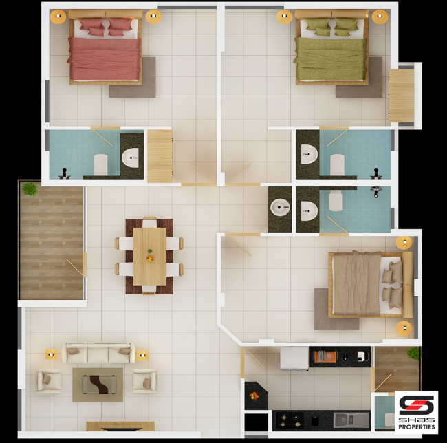 3 BHK Apartments for sale in Vennala, Kochi