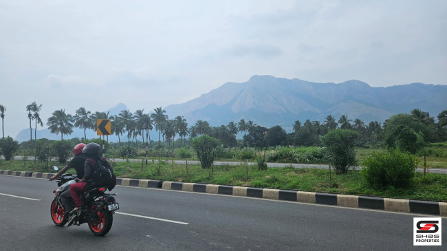 NH facing land for rent in Walayar, Palakkad