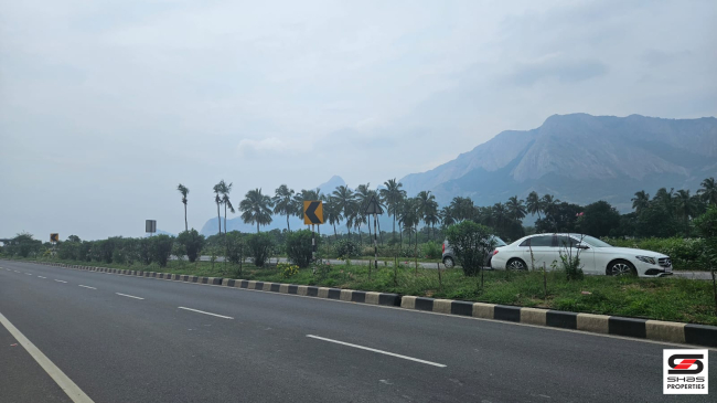 NH facing land for rent in Walayar, Palakkad
