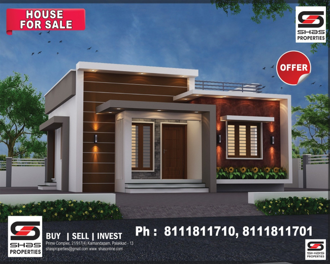 2 BHK villa for sale in Velanthavalam, Palakkad