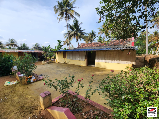 Farmland with house for sale near Gopalapuram, Palakkad