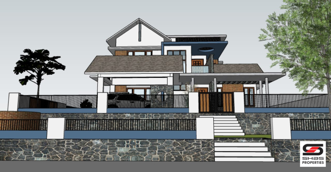New 4 BHK villa for sale in Kaniyambetta, Wayanad