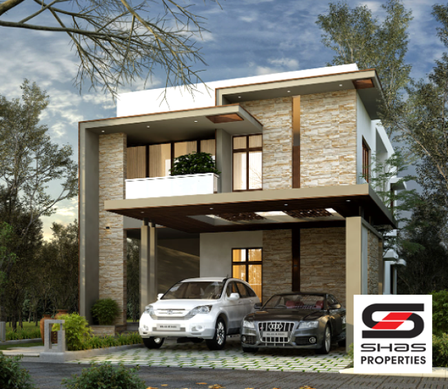 3 and 4 BHK villas for sale in Amalanagar, Thrissur