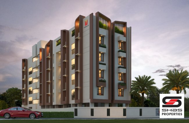 2 and 3 BHK flats in Punkunnam, Thrissur for sale