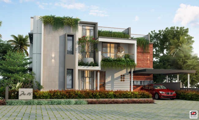 3 and 4 BHK villas for sale in Kannadi, Palakkad