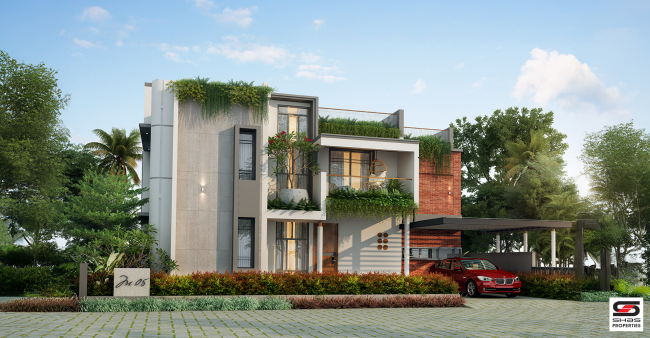 3 and 4 BHK villas for sale in Kannadi, Palakkad