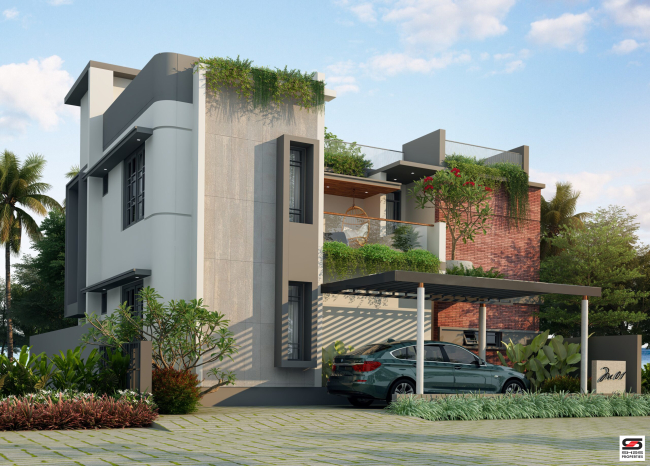 3 and 4 BHK villas for sale in Kannadi, Palakkad