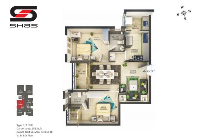Varma Homes compact apartments for sale in Chottanikkara, Ernakulam