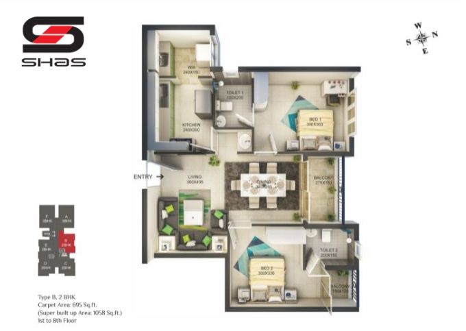 Varma Homes compact apartments for sale in Chottanikkara, Ernakulam