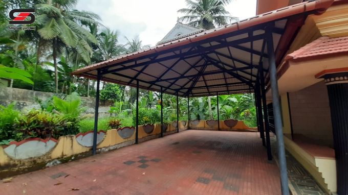 1 Acre land with 3 BHK house for sale in Sreekrishnapuram, Palakkad